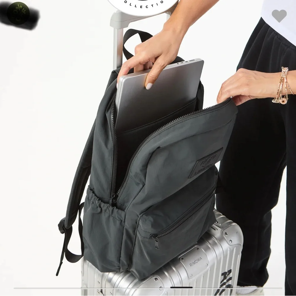 ✨LAST ONE✨NWT Aloha Collection Keep It Light Backpack Black - Picture 6 of 13